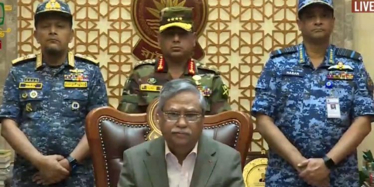 রাষ্ট্রপতি মো. সাহাবুদ্দিন | ছবি: টেলিভিশন থেকে নেওয়া