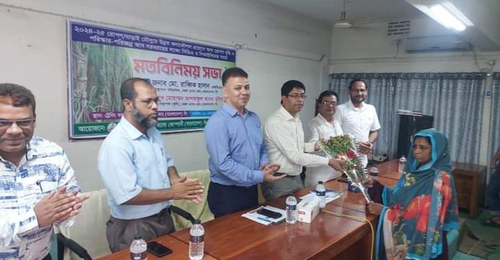 দর্শনা কেরু এ্যান্ড কোম্পানি(বাঃ)লিঃ এর ট্রেনিং কমপ্লেক্সে হল রুমে সিডিএ/সিআইসিদের সাথে মতবিনিময় সভা