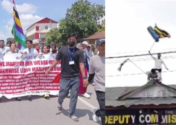 মণিপুরে ভারতের পতাকা নামিয়ে বিদ্রোহীদের পতাকা, কী হচ্ছে সেখানে?