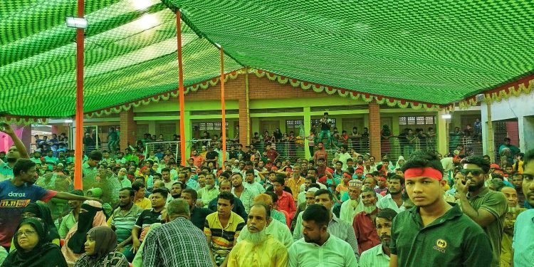 গোবিন্দপুরে ইউনিয়ন বিএনপির মতবিনিময় সভা জনসভায় পরিনত হয়েছে