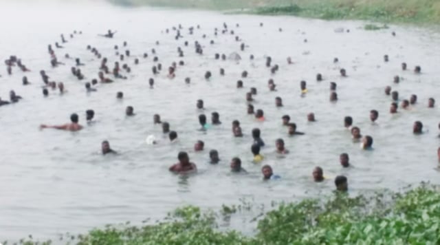 চলনবিলে মাছ শিকারে এসে খালি হাতে ফিরলেন ৫ শতাধিক সৌখিন মাছ শিকারী