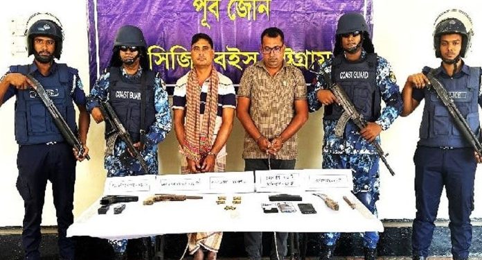 পুলিশের লুট হওয়া অস্ত্র উদ্ধার, আটক ২