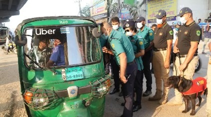 রাজধানীতে পুলিশের বিশেষ চেকপোস্ট কার্যক্রম শুরু