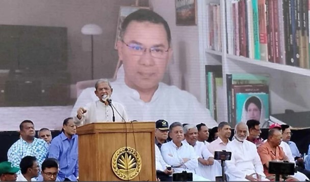 ১৭ বছর শেখ হাসিনা দোসর বাহিনী দিয়ে লুটপাট করে খেয়েছে : মির্জা ফখরুল