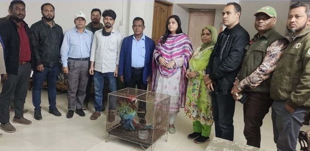 সাফারি পার্কের বেষ্টনী কেটে ৮ লাখ টাকার ২ ম্যাকাউ পাখি চুরি