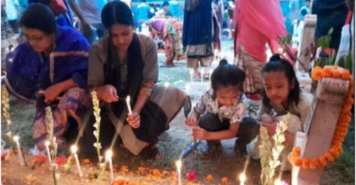 মৃত্য স্বজনদের আত্নার শান্তি কামনায় নাটোরে খ্রিস্টান ধর্মপল্লীতে ‘অল সোলস ডে’ পালিত