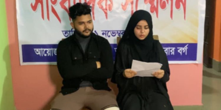 গাজীপুরে অপহরণ মামলায় পিতার বিরুদ্ধে কন্যার সংবাদ সম্মেলন