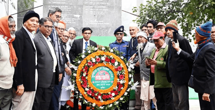 নানা কর্মসূচির মধ্য দিয়ে কুষ্টিয়া মুক্ত দিবস পালিত