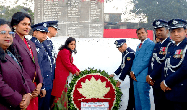 যথাযোগ্য মর্যাদায় গাজীপুরে মহান বিজয় দিবস উদযাপিত