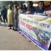 উত্তরা এক্সপ্রেস ট্রেন চালুর দাবিতে মানববন্ধন