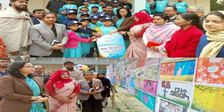 নাটোরে তারুণ্যের উৎসব উপলক্ষে “জুলাই বিপ্লবের চিত্র প্রদর্শনী