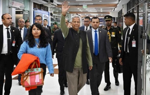 সুইজারল্যান্ডের উদ্দেশে ঢাকা ছেড়েছেন ড. ইউনূস