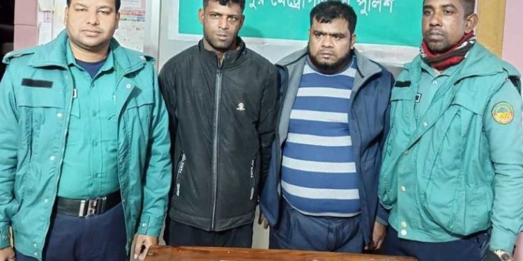 গাজীপুরের কাশিমপুরে জাল নোটসহ গ্রেফতার ২