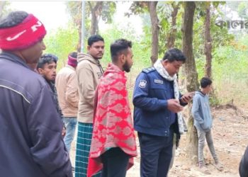 কালিয়াকৈরে গজারি বন থেকে অজ্ঞাত যুবকের মরদেহ উদ্ধার