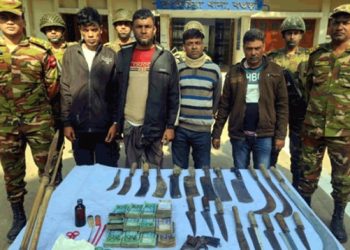 বগুড়ার সন্ত্রাসী কালাম বাহিনীর প্রধান আবুল কালাম ও তার তিন সহযোগী গ্রেপ্তার