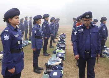 চুয়াডাঙ্গা জেলা পুলিশের মাসিক কীট পরিদর্শন প্যারেড অনুষ্ঠিত