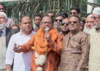 নাটোরের সিংড়ায় বিএনপি নেতা দাউদার’কে সংবর্ধনা