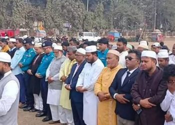 পলাতক ফ্যাসিস্টদের আক্রমণের প্রথম শহীদ গাজীপুরের কাশেম: জানাজা নামাজে পুলিশ কমিশনার