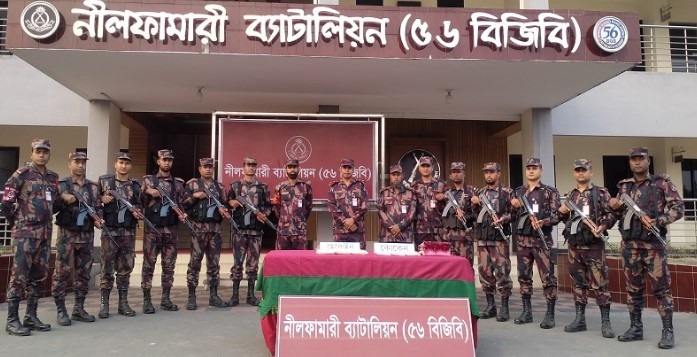 নীলফামারীতে ৬২ লাখ টাকার হিরোইন ও কোকেন আটক