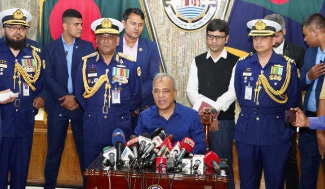 কোস্টগার্ড আধুনিকায়নের সব ব্যবস্থা করা হচ্ছে: স্বরাষ্ট্র উপদেষ্টা