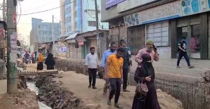 গাজীপুর সিটি কর্পোরেশনের কোনাবাড়ী-কাশিমপুর রোডের বেহাল দশা