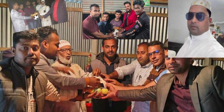 কাওরাইদে “প্রবাসী সোহেলের উদ্যোগে “খেলার সরঞ্জাম বিতরণ