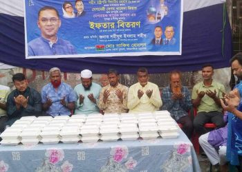 ময়মনসিংহ মহানগরে যুবদলের ইফতার বিতরণ