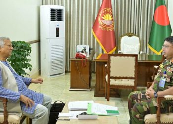 প্রধান উপদেষ্টার সঙ্গে সেনাপ্রধানের সাক্ষাৎ