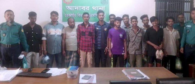 অপারেশন ডেভিল হান্টে রাজধানীর আদাবরে গ্রেফতার ১৪