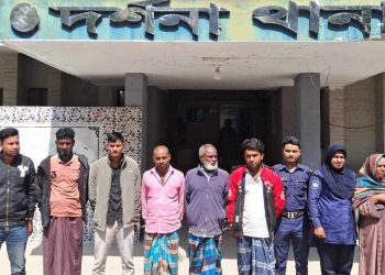 দর্শনায় বিভিন্ন মামলার ৮জন গ্রেফতার