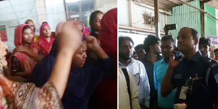 গাজীপুরে বকেয়া বেতনের দাবিতে ফু-ওয়াং ফুডস শ্রমিকদের কর্মবিরতি