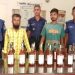 যাত্রীবাহী বাস থেকে মদসহ দুই কারবারি গ্রেপ্তার