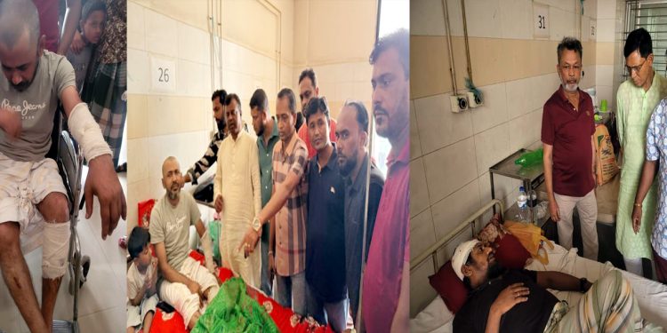 গাজীপুর জেলা ট্রাক ও কাভার্ড ভ্যান মালিক সমিতির চাঁদা উত্তোলন নিয়ে হামলা অন্তত ১০ জন আহত