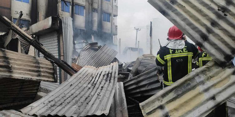 কোনাবাড়ীতে মুদি দোকানে অগ্নি কাণ্ডে ব্যাপক ক্ষয়ক্ষতি