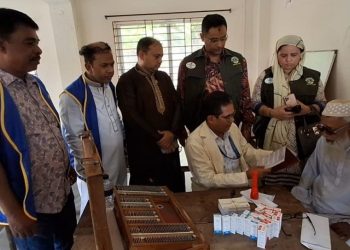 গাজীপুরে মান্নান স্মৃতি একাডেমির উদ্যোগে বিনামূল্যে চিকিৎসাসেবা
