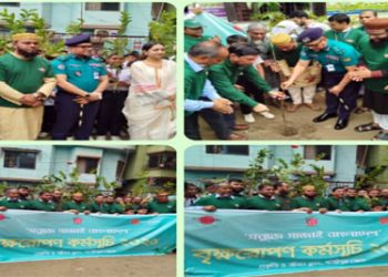 সবুজে সাজাই বাংলাদেশ গাজীপুরে বৃক্ষরোপণ কর্মসূচি উদ্বোধন