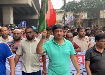 আওয়ামী ফ্যাসিবাদের পতনের ১ বছর পূর্তি উপলক্ষে টঙ্গীতে বিএনপির বিজয় র‍্যালি