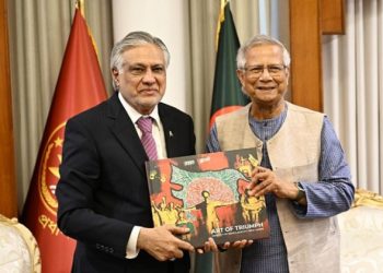 প্রধান উপদেষ্টার সঙ্গে পাকিস্তানের উপপ্রধানমন্ত্রীর সাক্ষাৎ