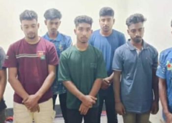 নাটোরে ডিজে পার্টি করতে গিয়ে মাদকসহ ৫৭ কিশোর আটক