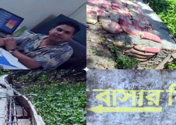 সোনারগাঁ পৌরসভায় গাইড ওয়াল ও রাস্তার কাজে ব্যাপক অনিয়ম