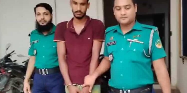 নাসির পালোয়ান হত্যা মামলার এজাহারভুক্ত আসামী মিনহাজ শেখ গ্রেফতার