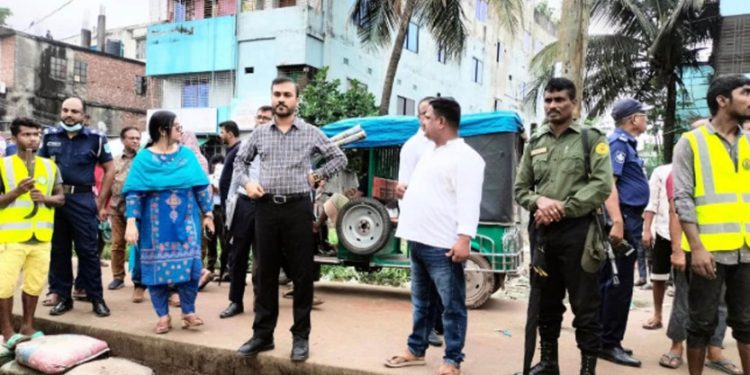 গাজীপুরের কালীগঞ্জে অবৈধ স্থাপনা উচ্ছেদ মামলা ও ৭৭হাজার টাকা জরিমানা