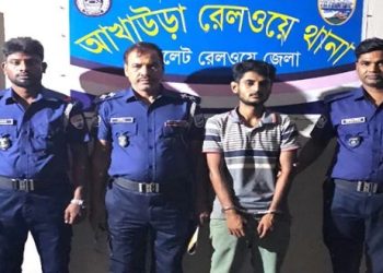 গাজীপুরে মামাকে হত্যা করে ট্রেনে পালানোর সময় ভাগ্নে গ্রেপ্তার