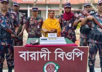 চুয়াডাঙ্গার দর্শনায় এক নারীর ভ্যানিটি ব্যাগে মিলল ৫৯ লাখ টাকার স্বর্ণ