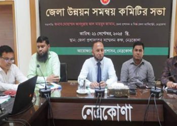 নেত্রকোনায় জেলা উন্নয়ন সমন্বয় সভা