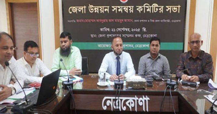 নেত্রকোনায় জেলা উন্নয়ন সমন্বয় সভা