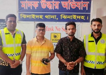 ঝিনাইদহের আলোচিত কাঠের দোকানের মধ্যে গৃহবধূর লাশের রহস্য উন্মোচন ও ঘাতক স্বামী গ্রেফতার