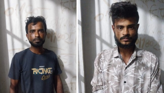 পূবাইলে ৩৮ কেজি গাঁজাসহ দুই মাদক ব্যবসায়ী আটক