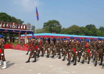 নাটোর কাদিরাবাদ সেনানিবাসে বাংলাদেশ সেনাবাহিনীর ইঞ্জিনিয়ার্স কোর রিক্রুট ব্যাচ-২০২৫ এর সেনাবাহিনী প্রধান কুচকাওয়াজ অনুষ্ঠিত