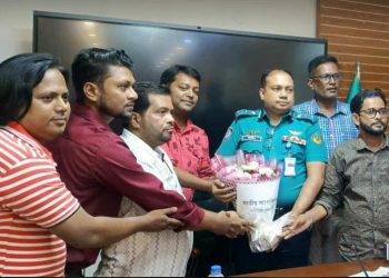 গাজীপুর মেট্রোপলিটন পুলিশ কমিশনারের সাথে জাতীয় সাংবাদিক সংস্থা গাজীপুর জেলা কমিটির মতবিনিময়